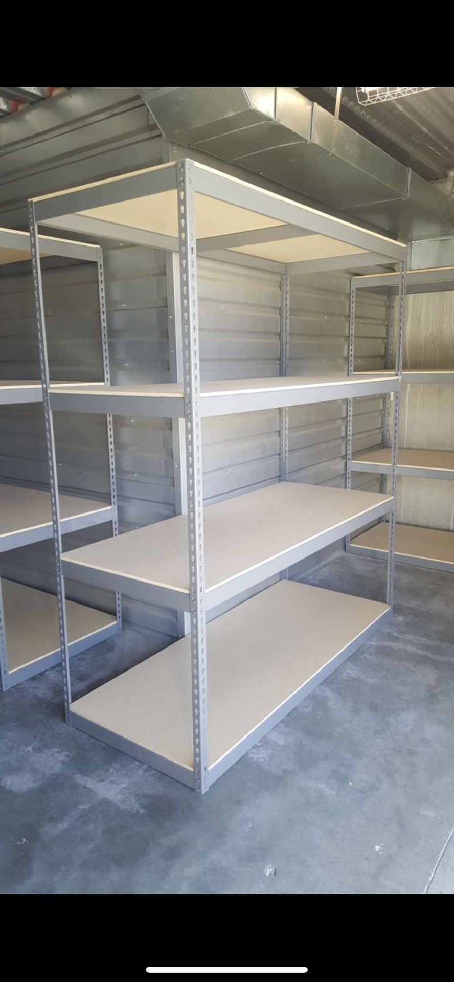 Industrial Shelving 72 in W x 30 in D Boltless Warehouse Rivet Storage Rack  Delivery Available