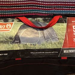 Coleman 4person tent, brand new