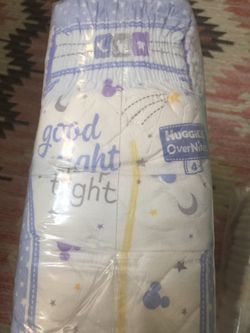 Huggies over night size 4