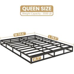 7” Queen Size Box Spring, Heavy Duty 