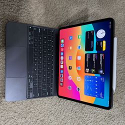 12.9” 256GB iPad Pro M4 With Magic Keyboard And Apple Pencil Pro