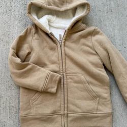 Wonder Nation XL kids Zip Hoodie with Faux Shearling Lining
