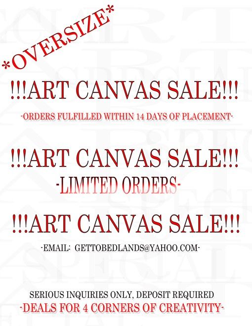 OVERSIZED ART CANVAS