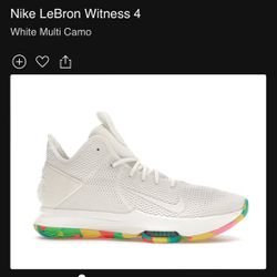 Nike Lebron Witness IV Summit White Brand New Size 11.5