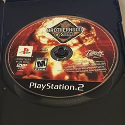 Fallout Brotherhood of Steel PS2 Disc Only