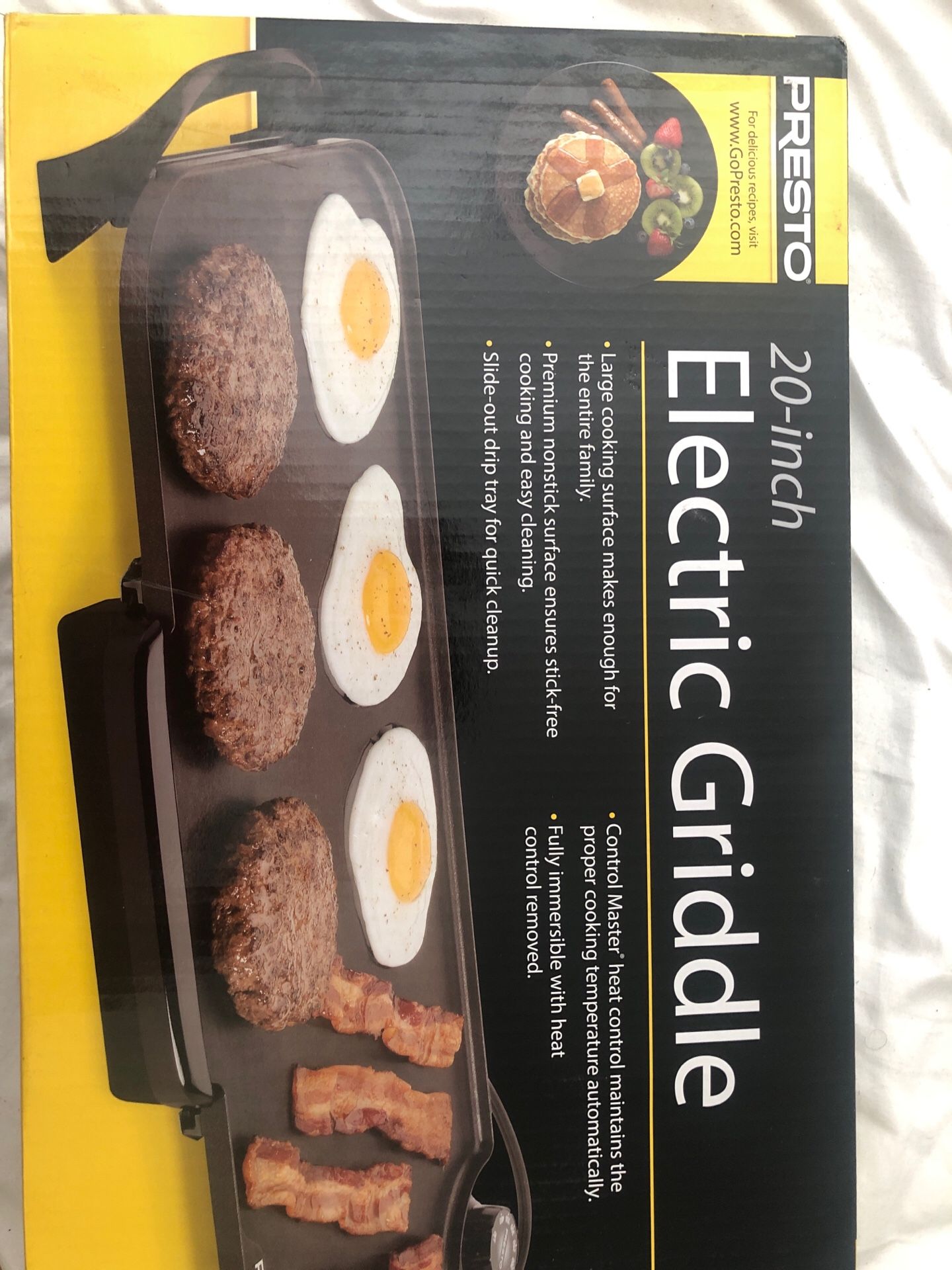 New Presto Electrical Griddle (Box not open)