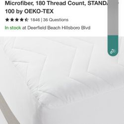 Like New King Size Mattress Pads!