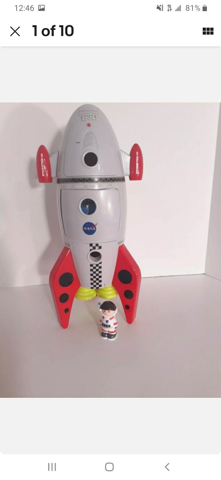 RealToy Nasa Space Shuttle Aero-127 Starchaser 17" Rocket Ship Toy