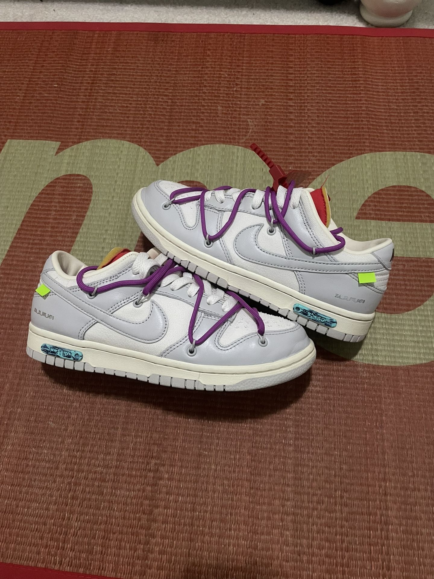 Off White Nike Dunk Low 45 Of 50 Used Good Condition No Box 6 Women