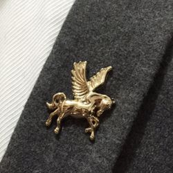 New gold horse brooch pin jewelry 