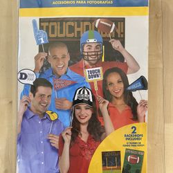 Super Bowl Party Football Photo Props And Backdrop 