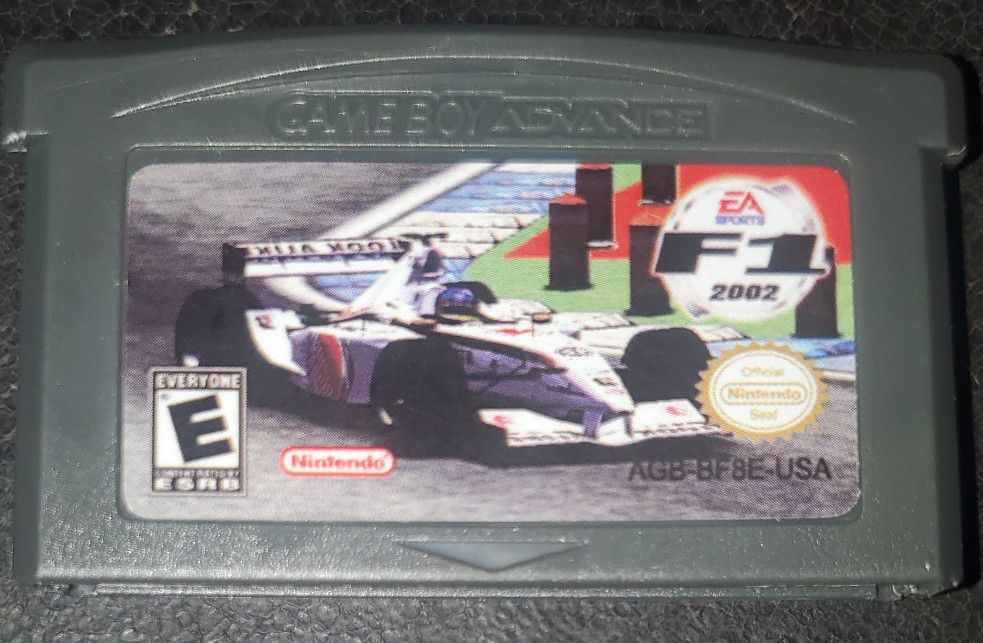 F1 2002 GBA Game Cartidge Gameboy Advance Video Game