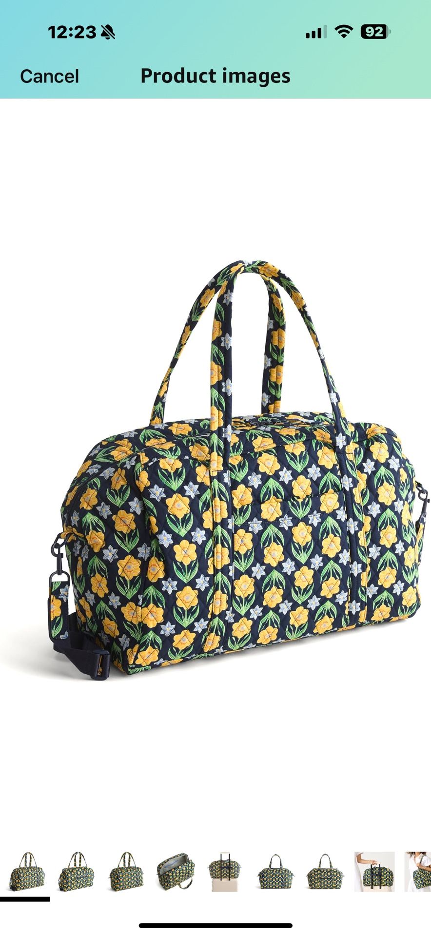 Brand Vera Bradley UPC 72737 Manufacturer Vera Bradley Customer Reviews 5.0 out of 5 stars 1Review ASIN B0F1C8QVN3 Item Type Name Travel Bag It