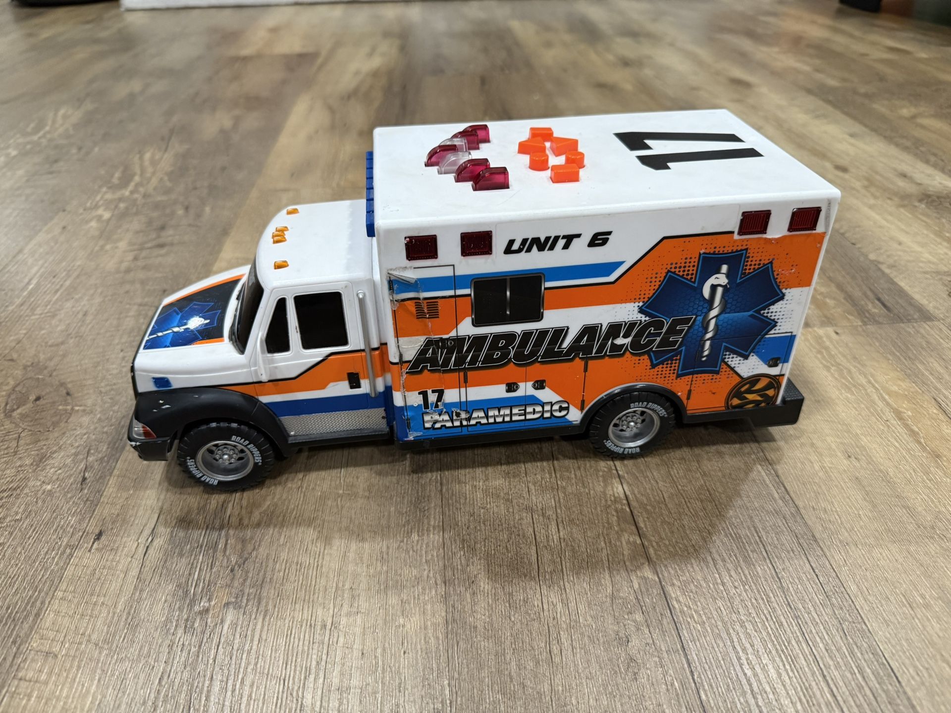 Motorized Ambulance Toy W/ Sounds