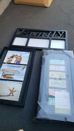 Shadow box and frames
