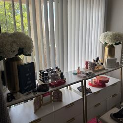 White dressers Set Of (2)