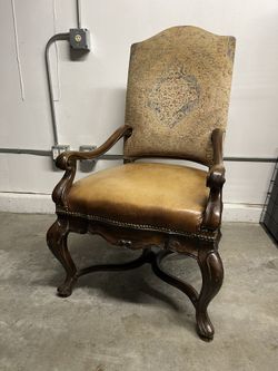 Thomasville Furniture Hills of Tuscany Bibbiano Dark Rustico Dining Side Chair