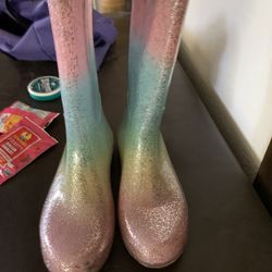 Womens Rain Boots Rubber Size 9 Like New $10