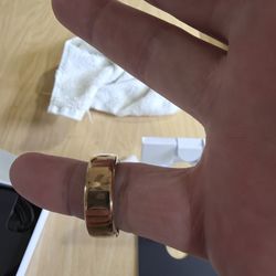 Aura horizon gen three rose gold ring Size 8
