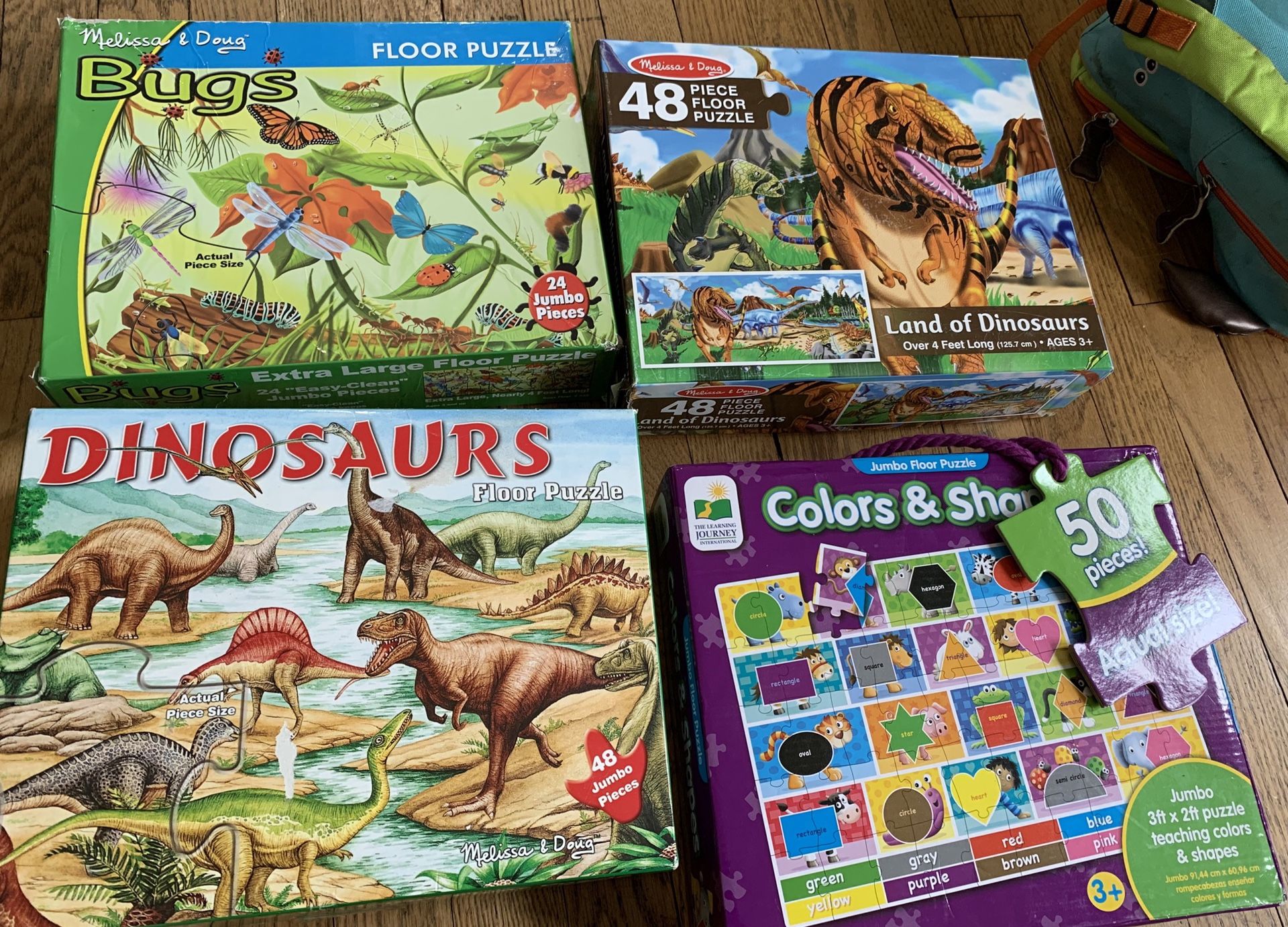 Dinosaur and Bug Puzzles - Melissa and Doug