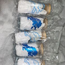 SELLING CUSTOM CUPS GLASS WITH BAMBOO LIDS 