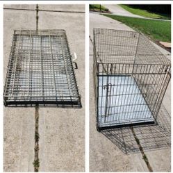 Large Heavy Duty Dog Crate Foldable 