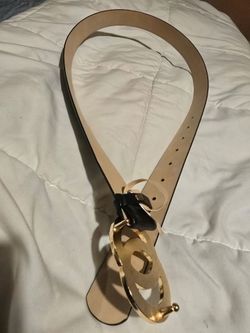 NWT Women’s Red & Black Double-Ring Belts - Size Medium (Macy’s / INC)