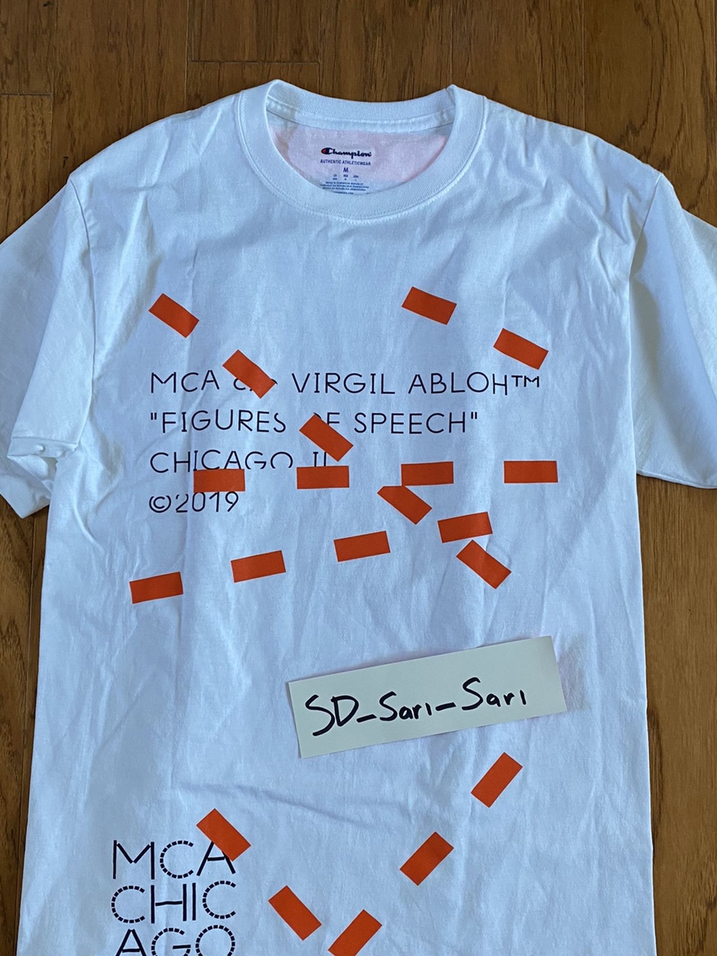 Virgil Abloh MCA Limited Edition T-Shirt Size Medium