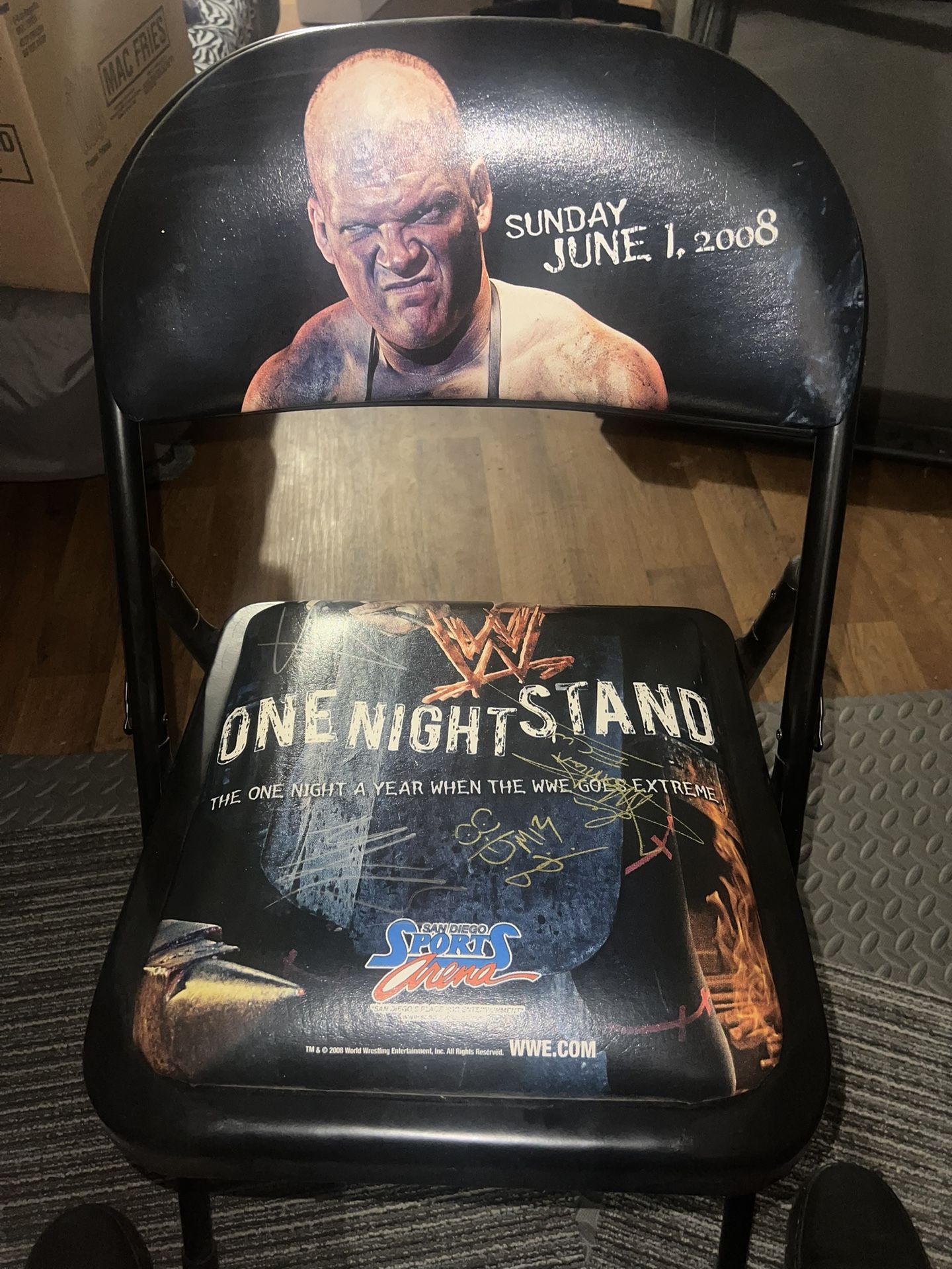 Wwe Signed Chair