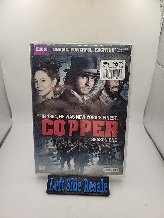 Copper : Season One ( DVD, 2012, 3-Disc Set ) Brand New Factory Sealed 