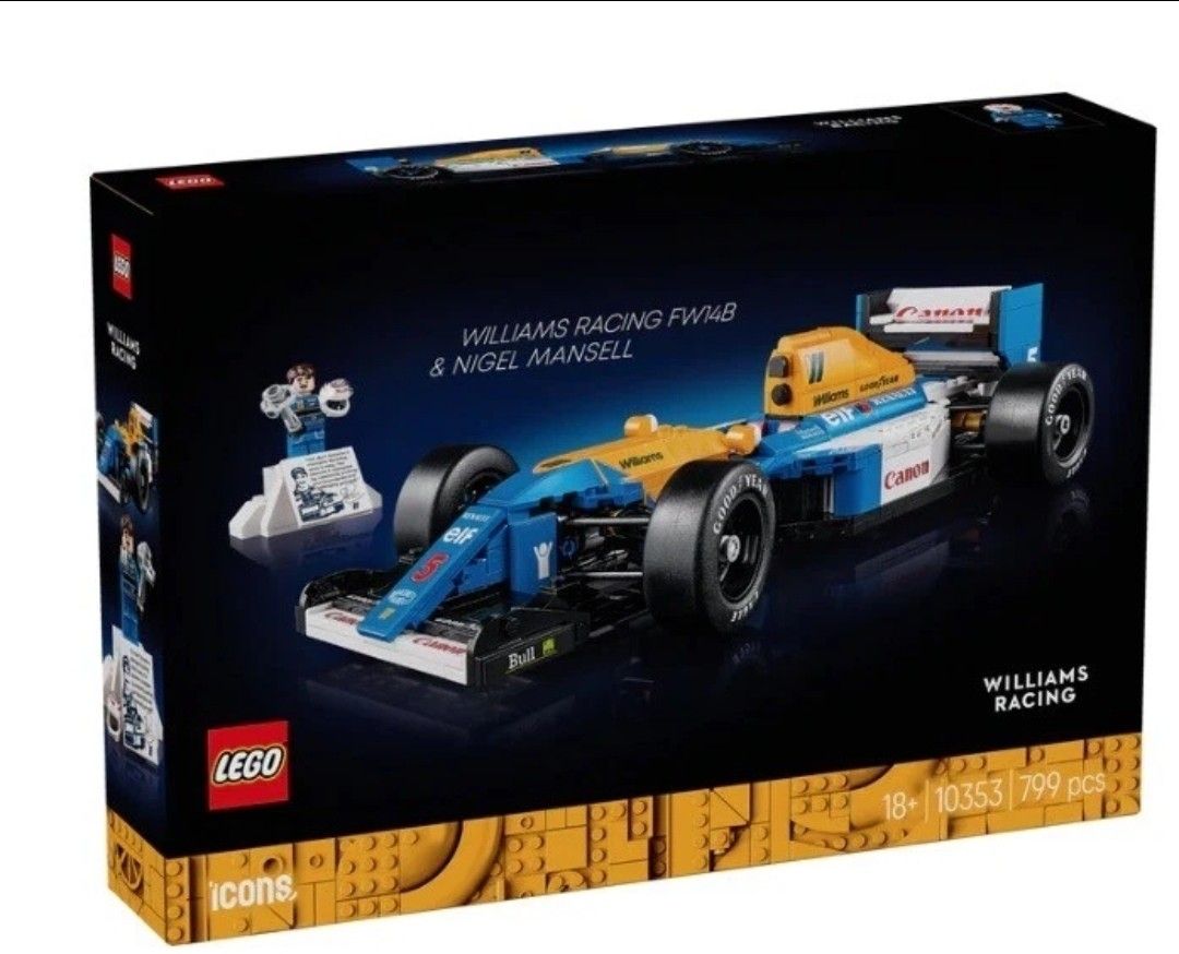 LEGO Icons: Williams Racing Fw14b & Nigel Mansell (10353) New sealed