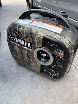 Yamaha Ef2000i Camo Generator Great Condition Like New Low Hours 