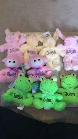 Personalized Easter Bunnies