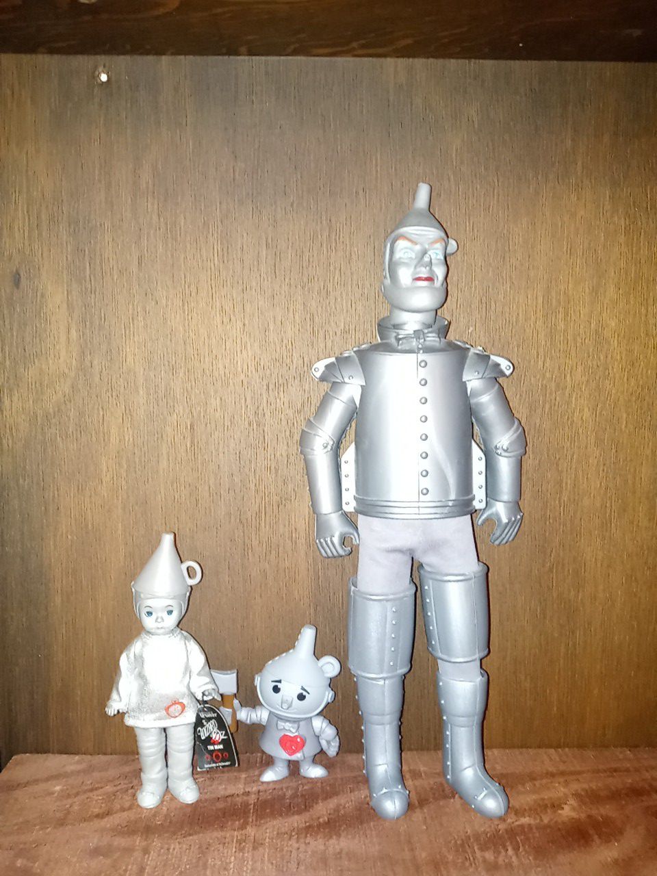 3 Wizard of Oz Tin Man Dolls Toys