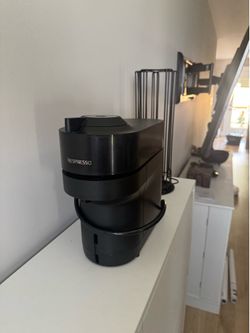 Nespresso and pod holder
