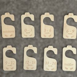 Wooden Baby Closet Dividers *** IF YOU SEE IT, IT IS AVAILABLE ***