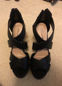 Black Wedges size 6.5