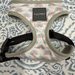 NEW FUZZYARD RAINBOW DOG HARNESS- SMALL