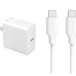 Vicgee 30W AC Charger for MacBook Air Laptop, iPad Air 4th Generation Tablet with USB-C to C Charging Cable