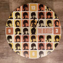 Retro Beatles Wall Clock - New Mechanism 