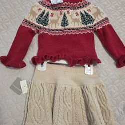 Toddler Size 12 Months Xmas Outfit