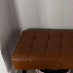 Leather Bench