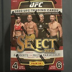 2022 Panini Select UFC Trading Cards Sealed Blaster Box / 6 Packs / 24 Cards