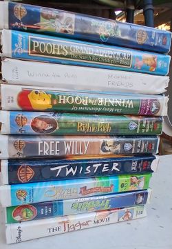 10 DISNEY VHS Movies for $12.00