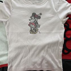 Minnie Mouse Cropped Tee