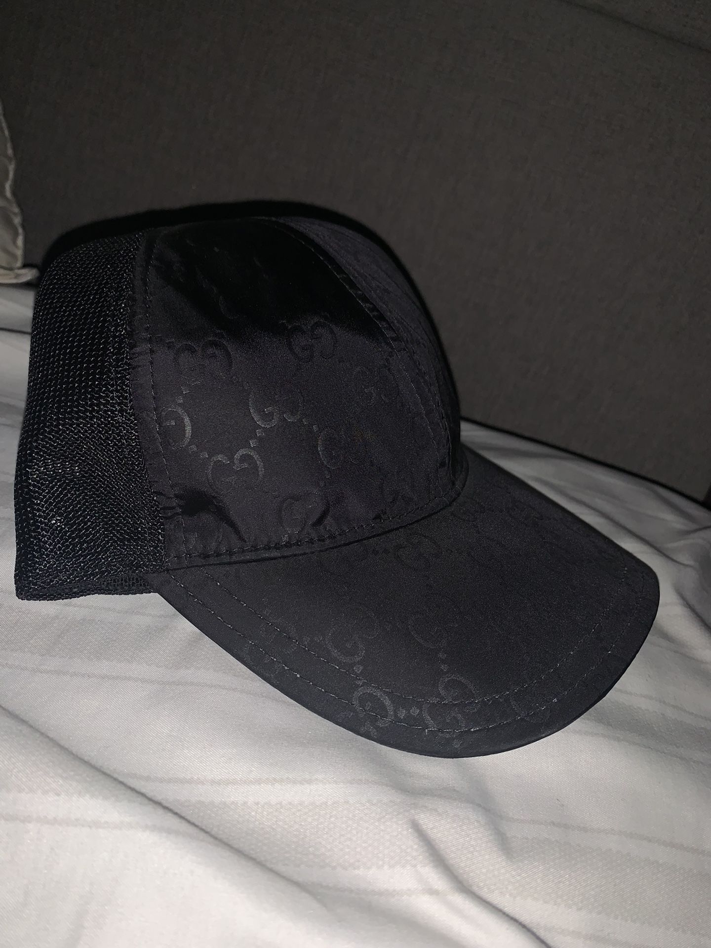 Black Gucci Hat, with packaging, unisex