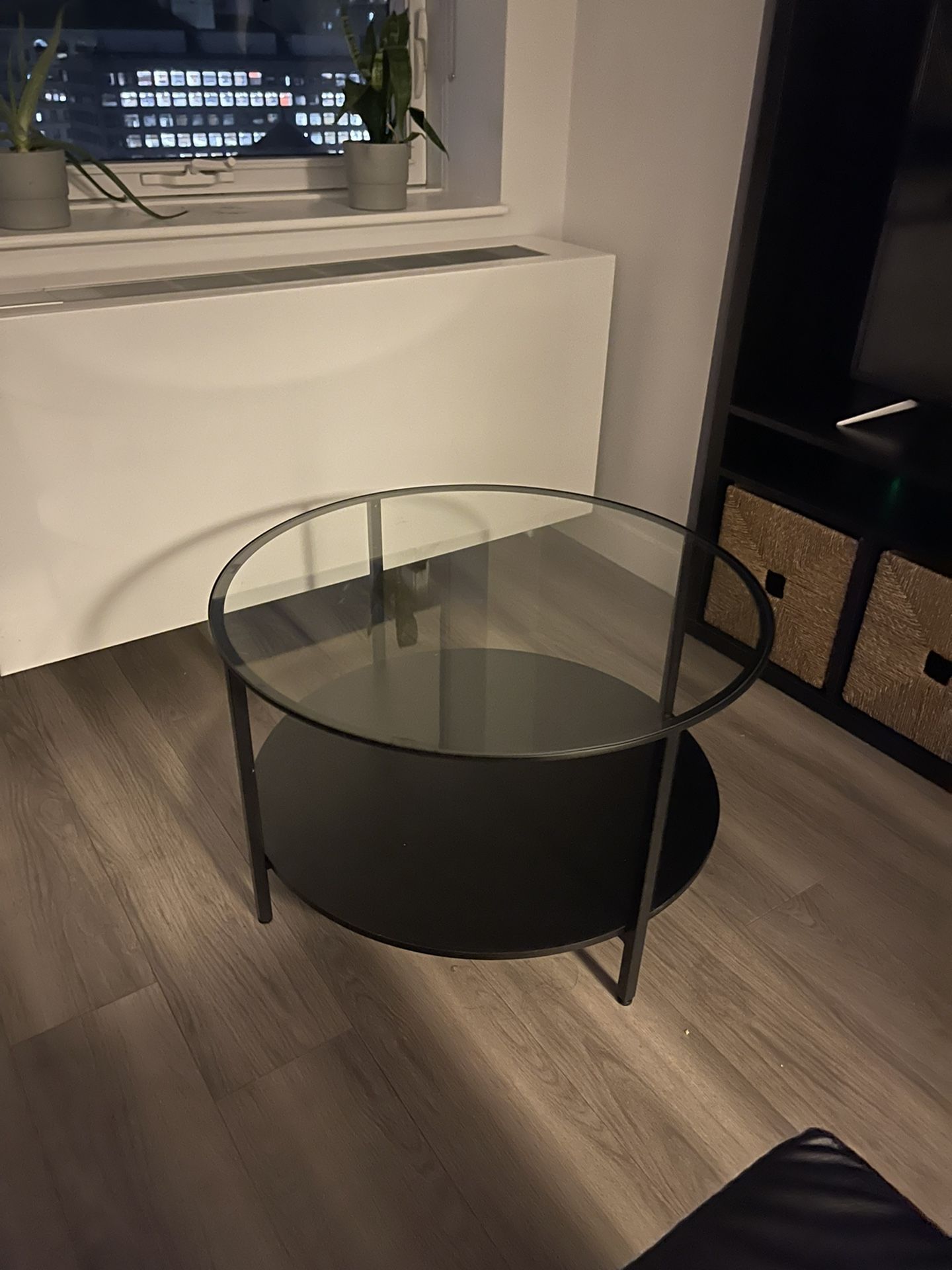 Black & Glass Table NEED GONE ASAP