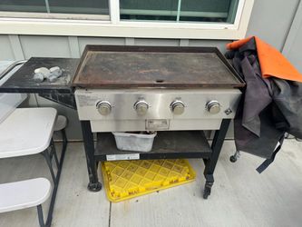 4-Burner Outdoor Flat Top Gas Griddle