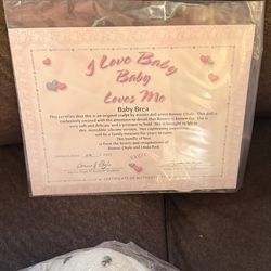 Baby brea original and with certificate