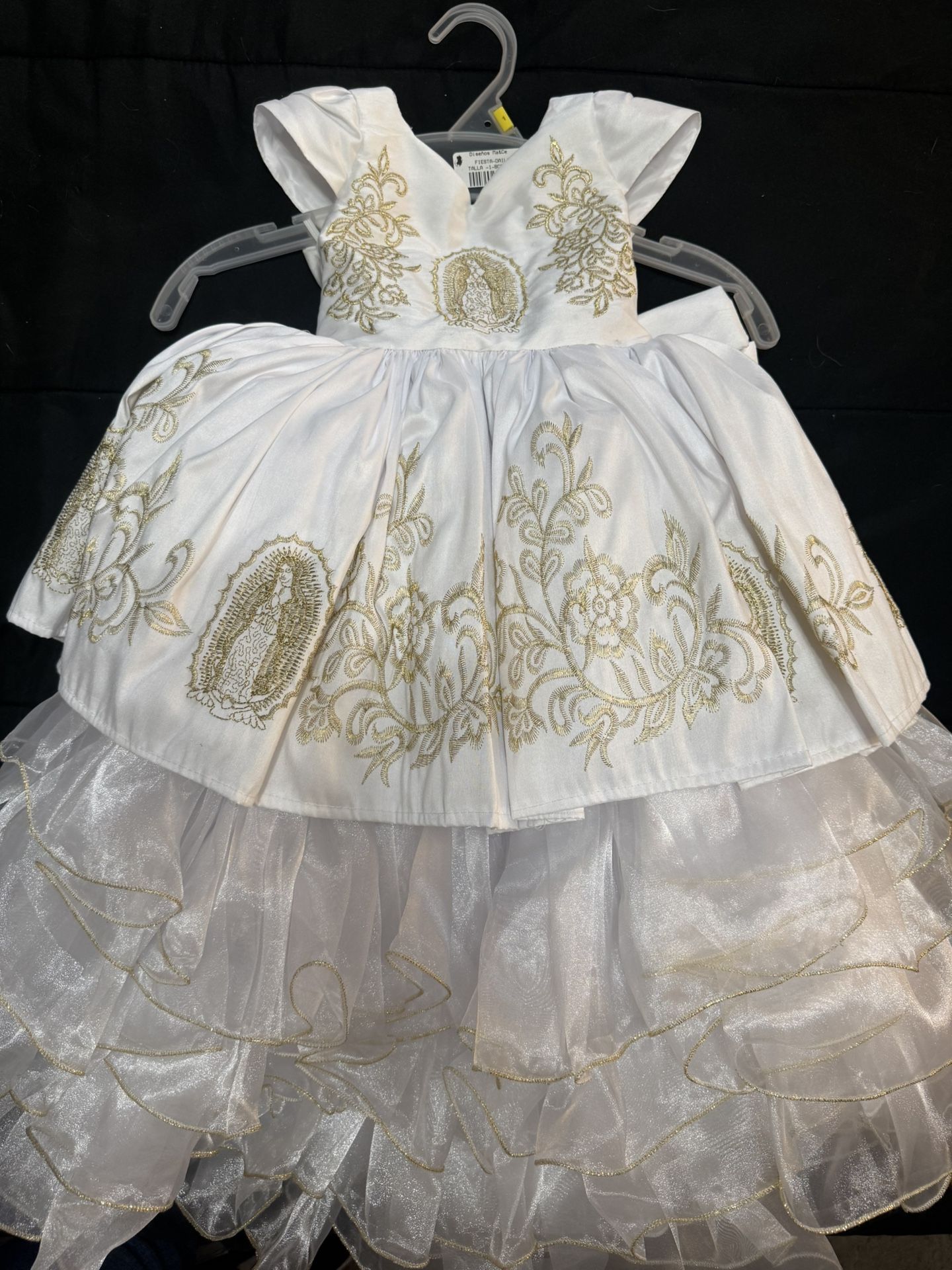 Baptism Dress And 2 Pairs Of Shoes